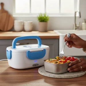 electric lunch box | self heating food warmer for work & travel